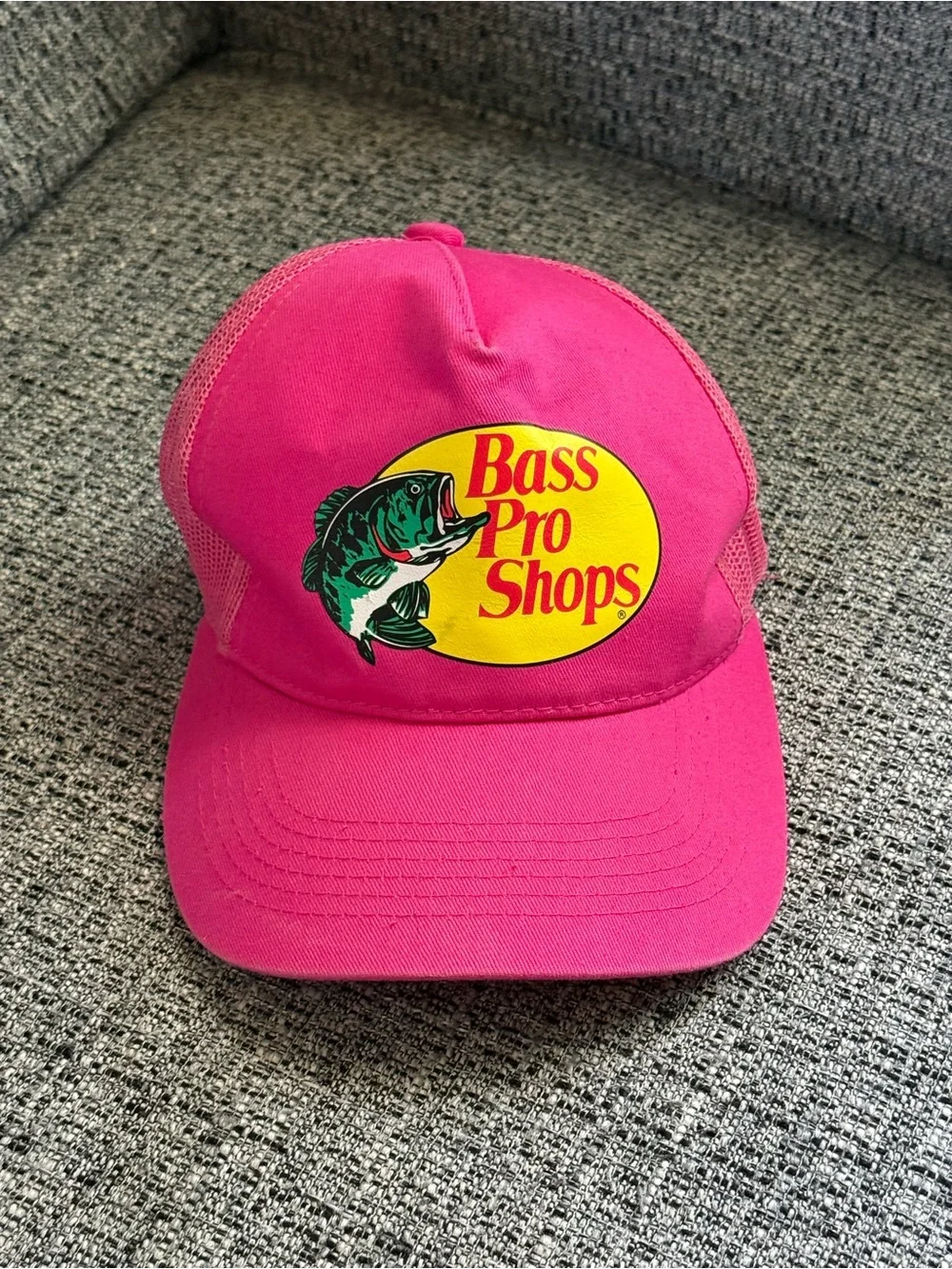 Bass Pro Shops Pink Trucker Cap - Bass Logo